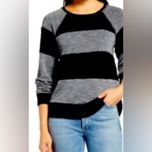 • NWT • Everleigh | Anthropologie Lightweight Striped Sweater •